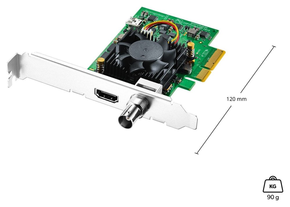 DeckLink Mini Recorder 4K – Nízky profil, dva rámiky