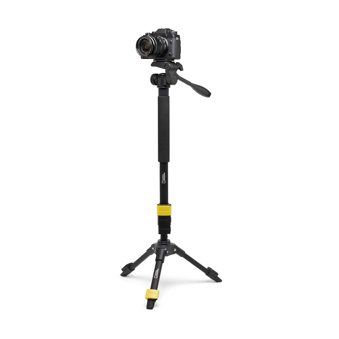 NGPM002 v režimu stolního stativu s fotoaparátem
