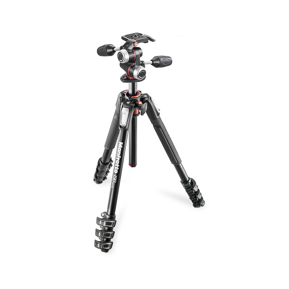 Manfrotto MK190XPRO4-3W štvorsekčný hliníkový statív s 3cestnou hlavou XPRO