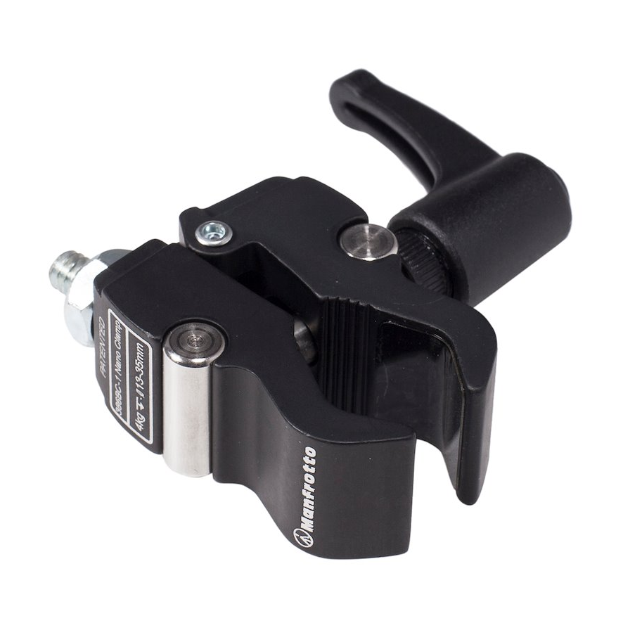 Manfrotto 386BC-1 Nano Clamp s priloženým adaptérom 147