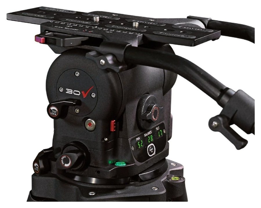 Cartoni Master 30 – Digitálne ukazovatele a vodováha