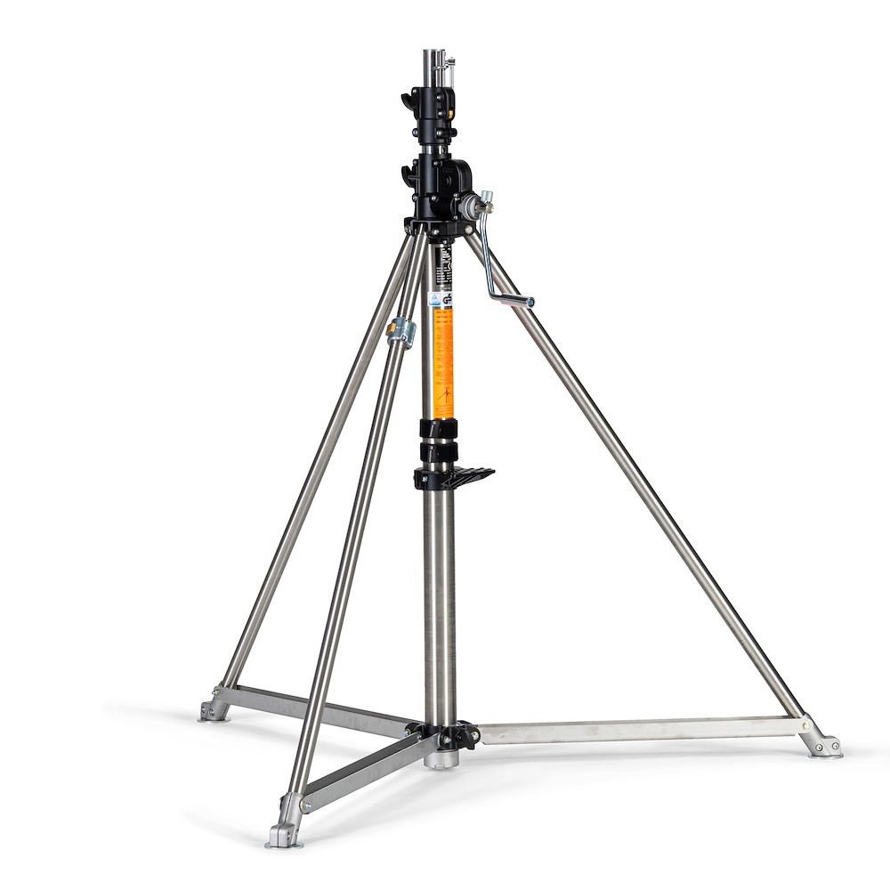 Nerezový stojan Manfrotto 387XU Super Wind Up