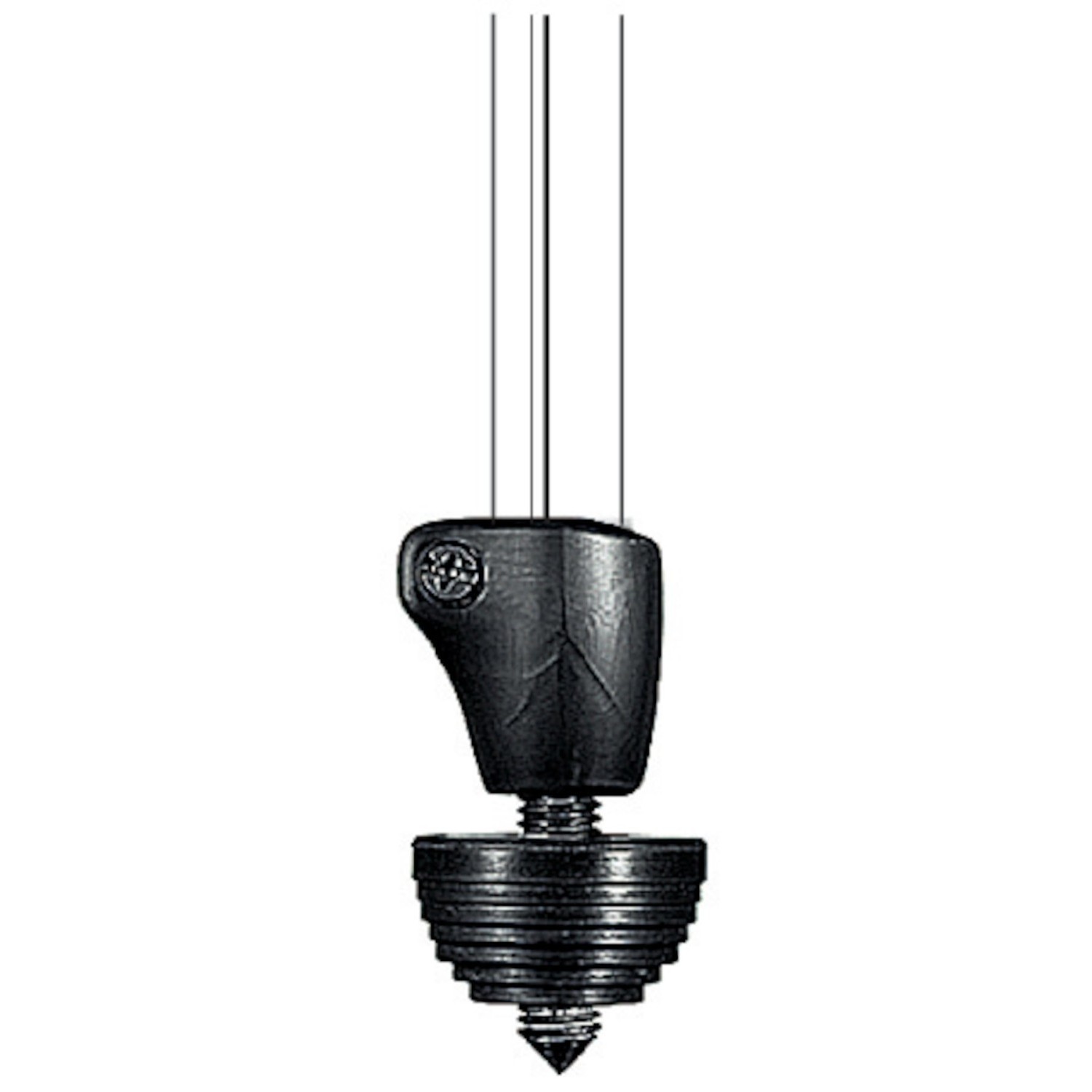 Manfrotto 695SP2 – gumová pätka s kovovým hrotom, ilustrácia nasadenia