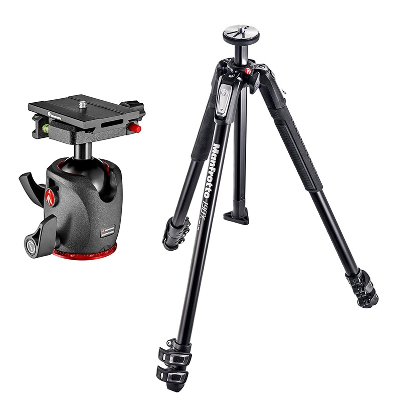 Manfrotto MT190X3-BDL – hliníkový statív 190X s guľovou hlavou XPRO Q6