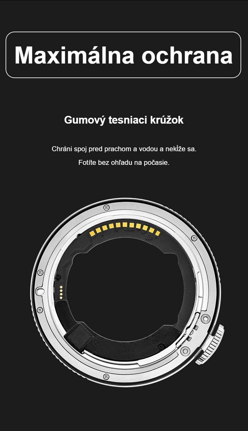 Megadap ETZ21 Pro+ – Gumový tesniaci krúžok proti prachu a vode