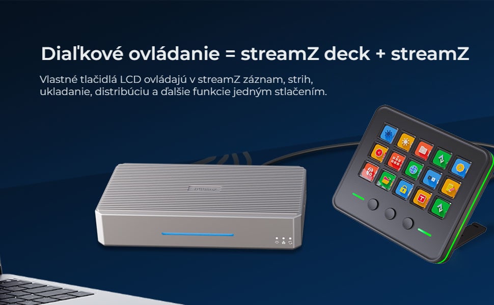 Ovládací panel streamZ deck