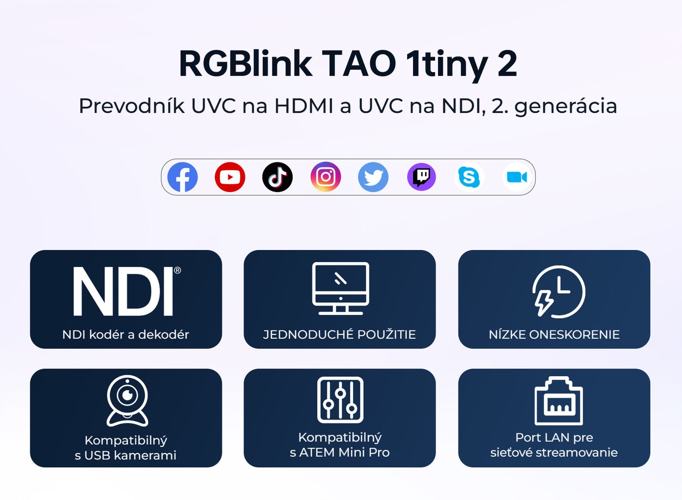 UVC na HDMI aj NDI v jednej malej krabičke