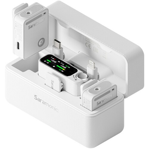 Bílý bezdrátový systém Saramonic Ultra 02