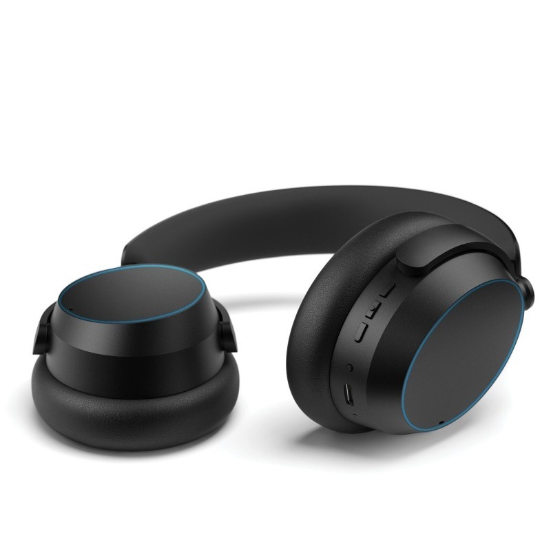 Sennheiser ACCENTUM Wireless v modrém provedení zepředu