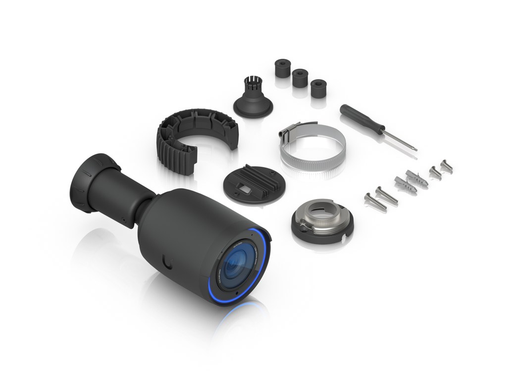 Ubiquiti UniFi Protect G6 Pro Bullet, čierna – Montáž na stenu, strop aj stĺp