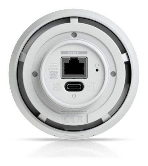 Ubiquiti UniFi Protect G6 Pro Bullet, biela – Jeden kábel PoE+, zvuk a karta microSD