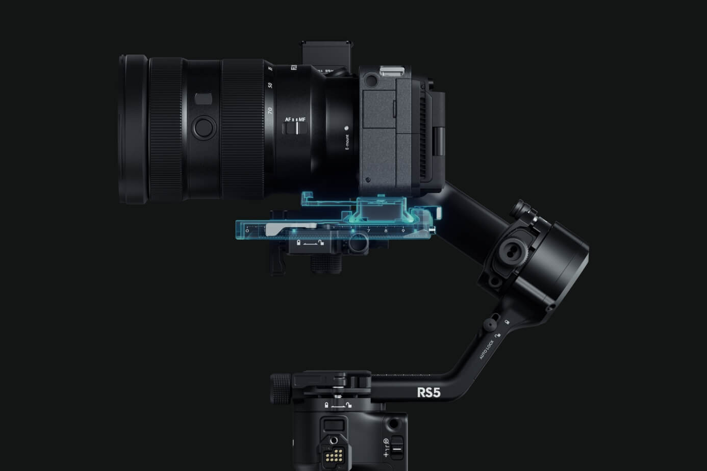 DJI RS 5 – Rýchly prechod do vertikálnej polohy