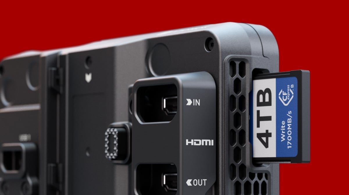 Karta CFexpress Type B v monitore Atomos Ninja RAW