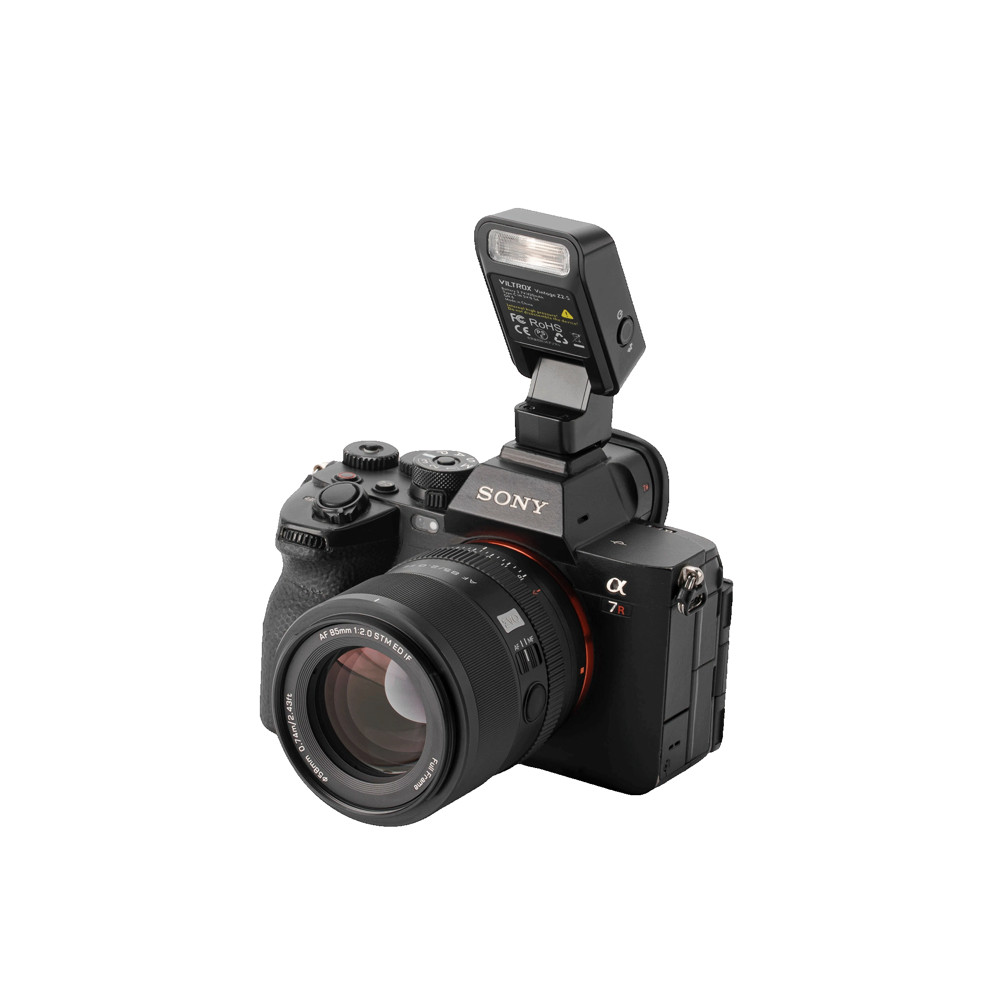 Viltrox Vintage Z2-S na fotoaparátu Sony