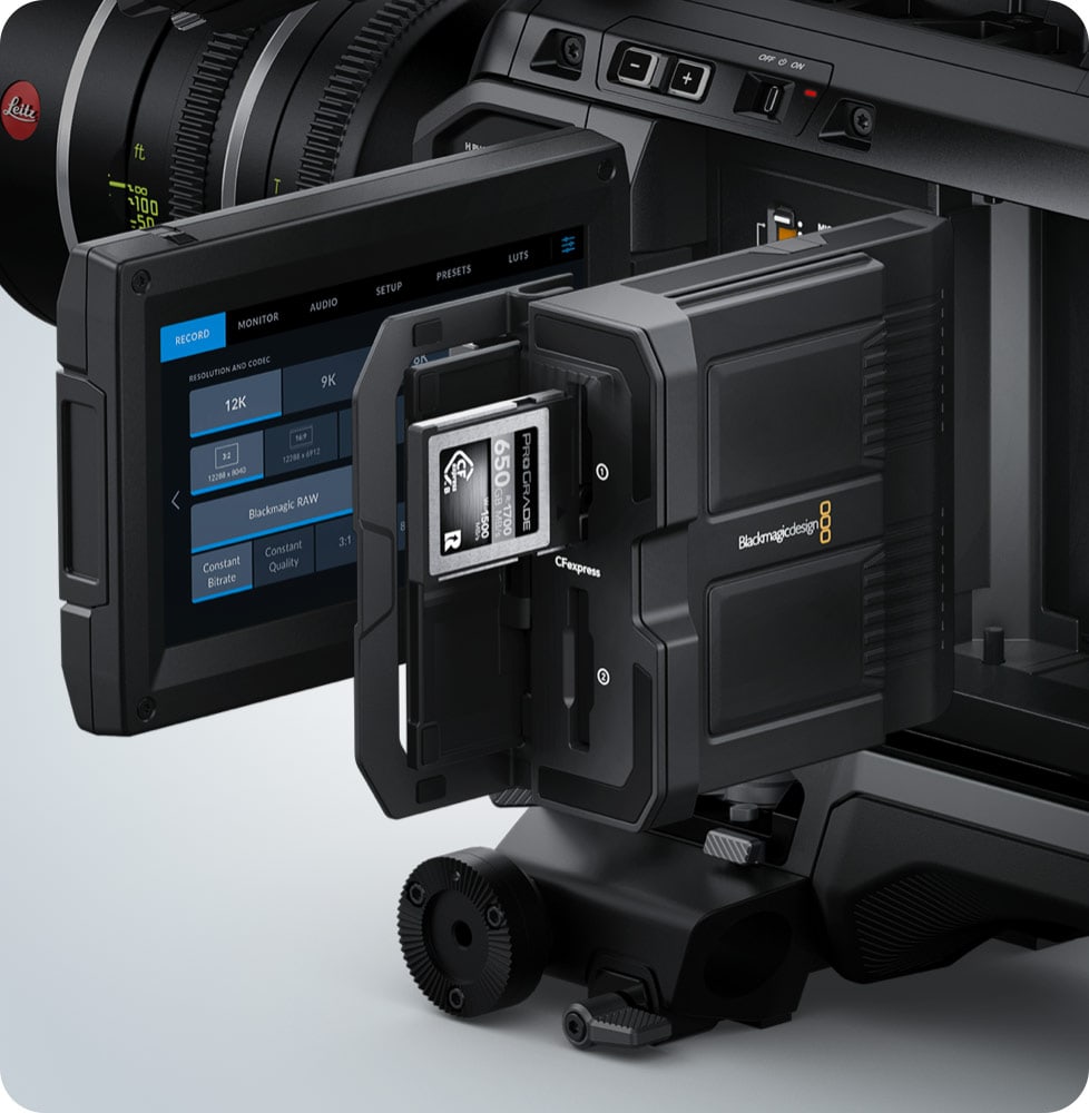 Blackmagic URSA Cine 12K LF 100G Body – Záznamový modul Blackmagic Media Module