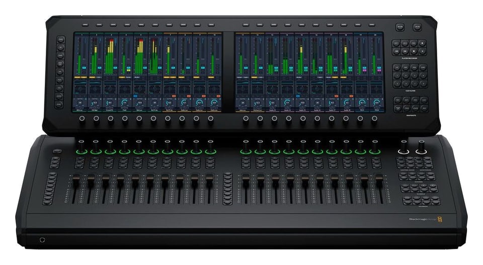 Blackmagic Design Fairlight Live Audio Panel 20 – Horná vrstva: funkcie a spracovanie