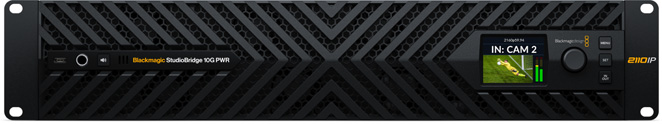 Blackmagic StudioBridge 10G PWR v rackovom vyhotovení