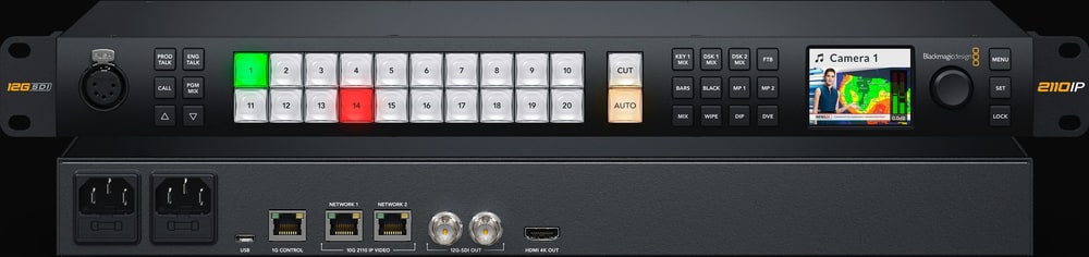 ATEM Monitoring Rack Panel 20 – Monitoring priamo v racku