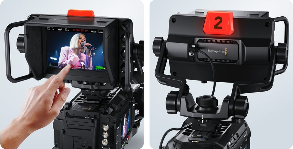 Blackmagic Design URSA Cine Studio Viewfinder – Kĺbový držiak a madlá