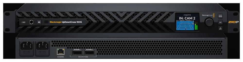 Blackmagic UpDownCross 100G – Redundantná sieť bez kompromisov
