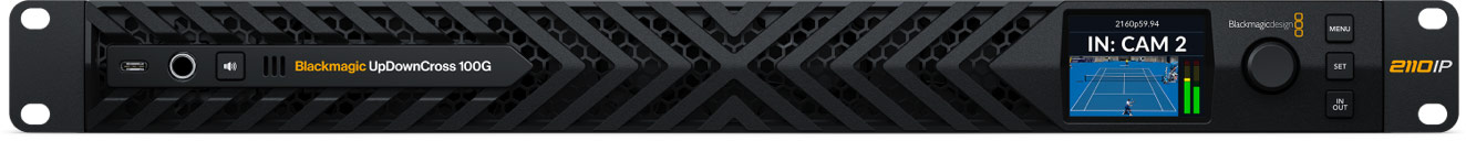 Blackmagic UpDownCross 100G v šasi 1RU
