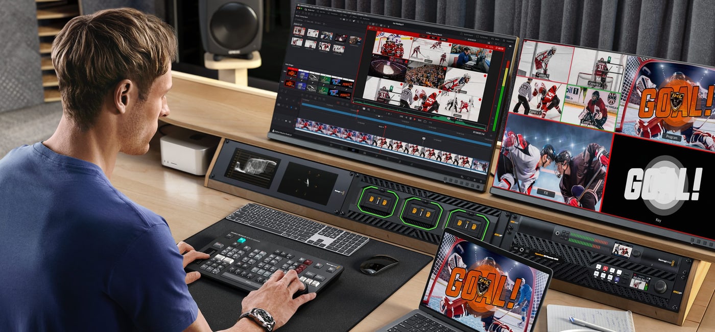 HyperDeck ISO Recorder 100G – Živý replay v DaVinci Resolve