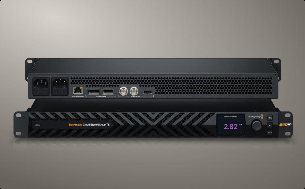 HyperDeck ISO Recorder 100G – Záznam na rýchle sieťové úložisko