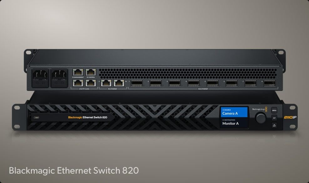 HyperDeck ISO Recorder 100G – Priamo do switchu 100G