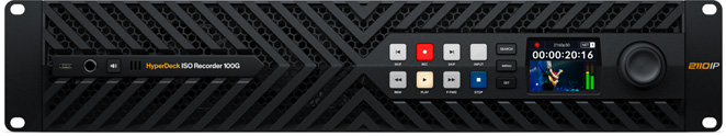 HyperDeck ISO Recorder 100G v rackovom prevedení