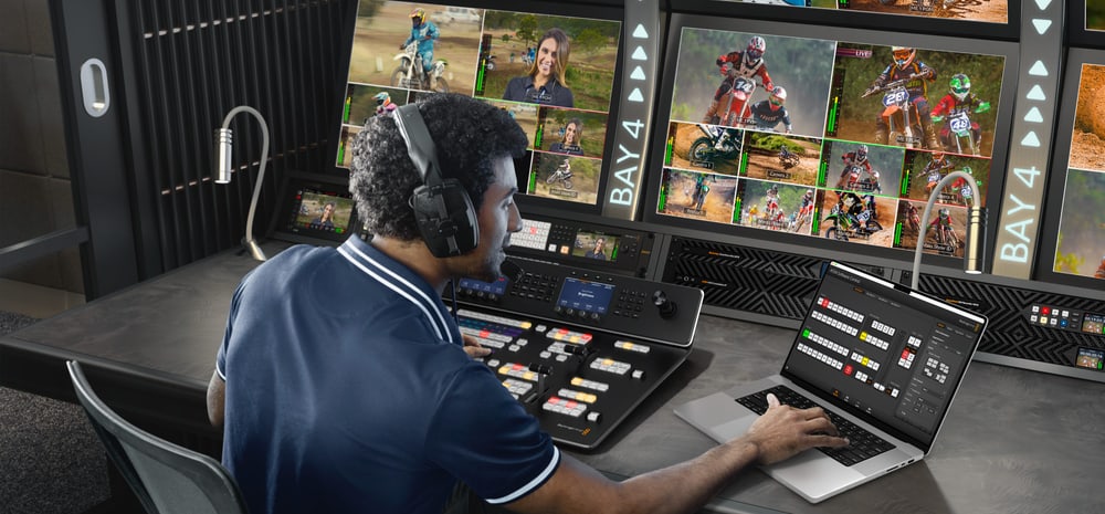 ATEM 4 M/E Constellation IP Plus – 4 nezávislé multiview