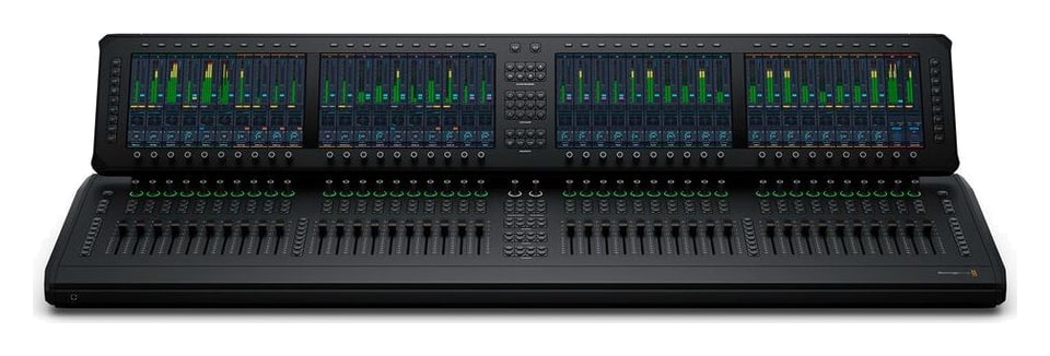 Blackmagic Design Fairlight Live Audio Panel 40 – Horná vrstva: funkcie a spracovanie