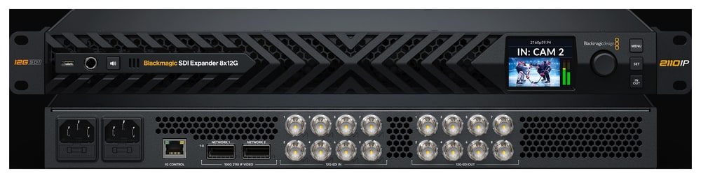 Blackmagic SDI Expander 8x12G – Odolný most medzi SDI a IP