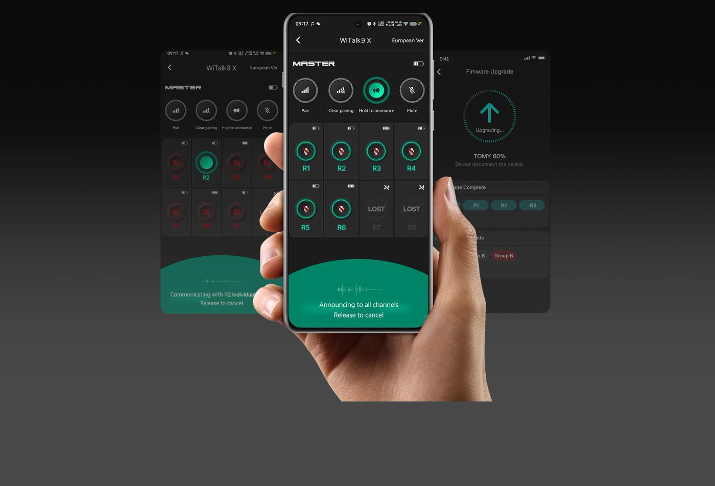 Saramonic WiTalk9 X-3D – Aplikácia Saramonic