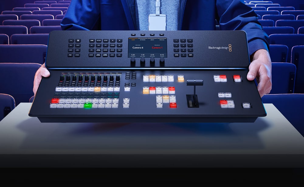ATEM Television Studio HD8 – Vysielací panel s T-barom