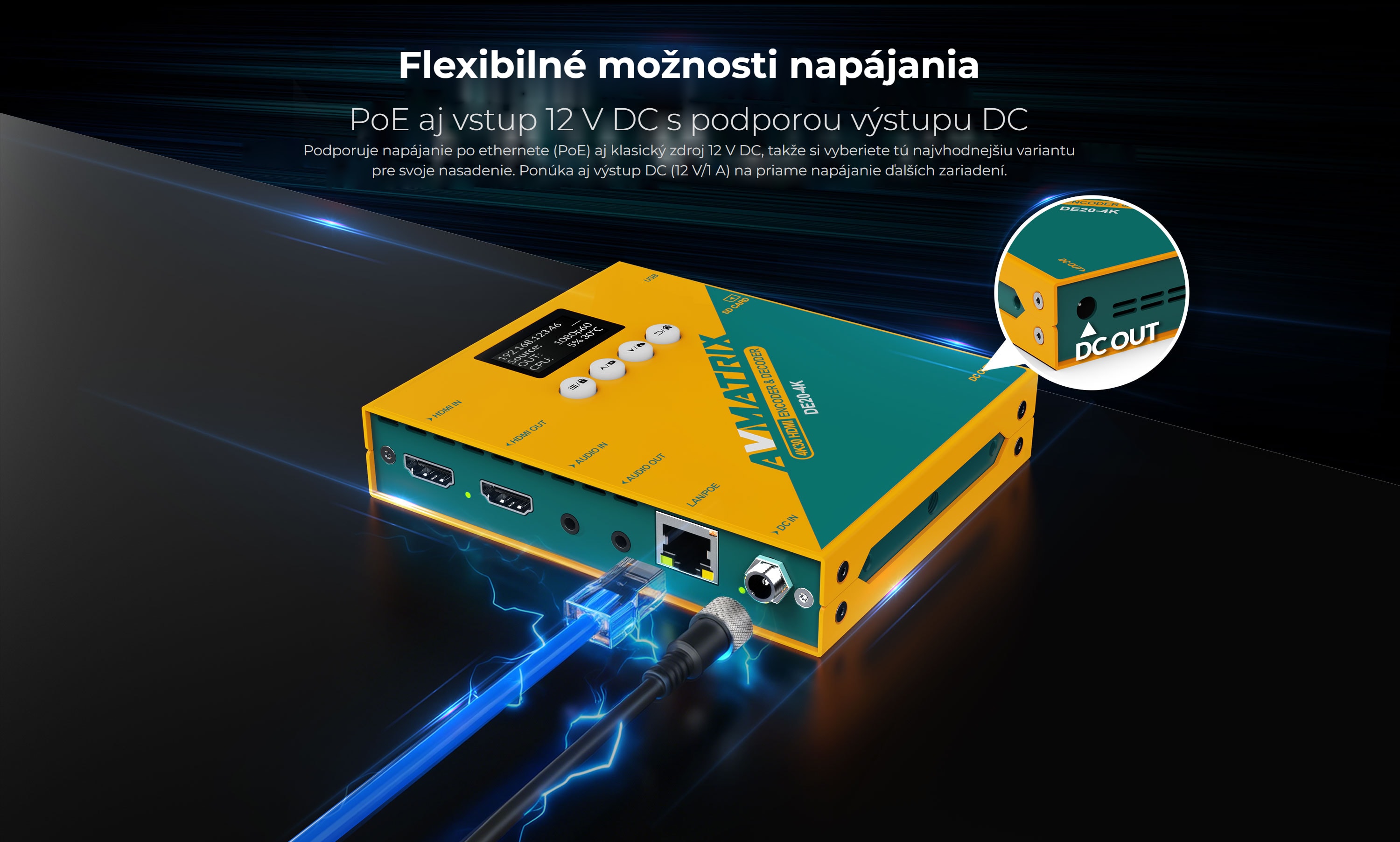 AVMatrix 4K HDMI Encoder & Decoder with NDI|HX