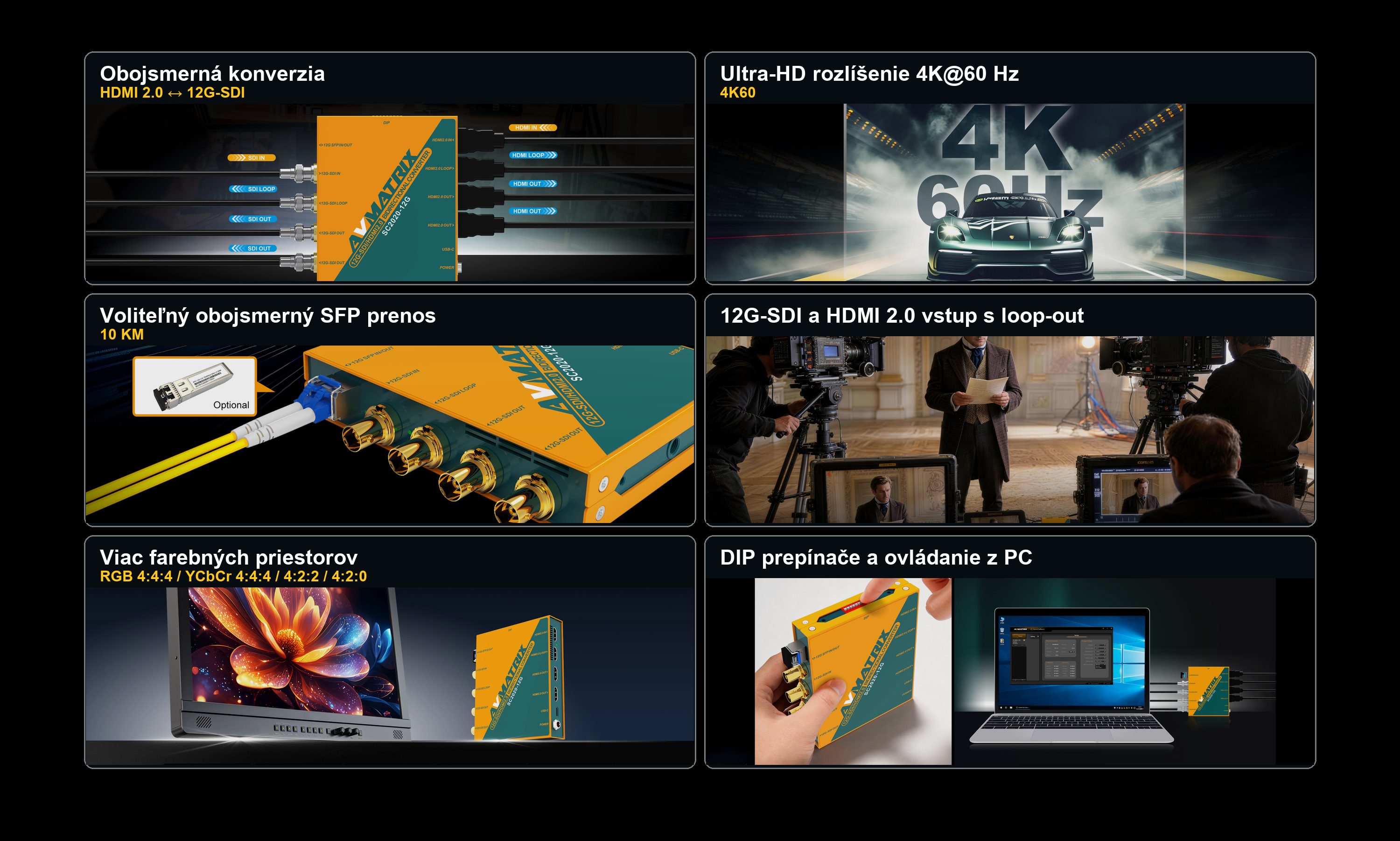 AVMATRIX SC2020-12G TX