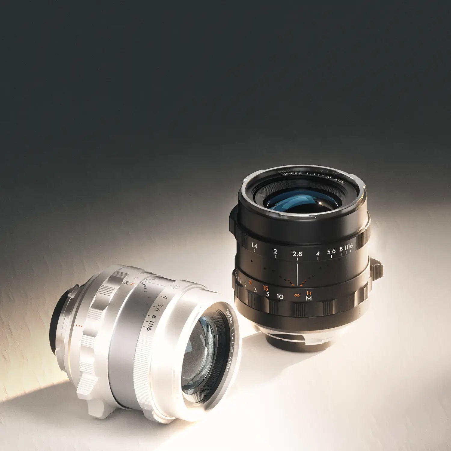 Oficiální detail půlměsícové zaostřovací lišty Simera 35 mm Type II