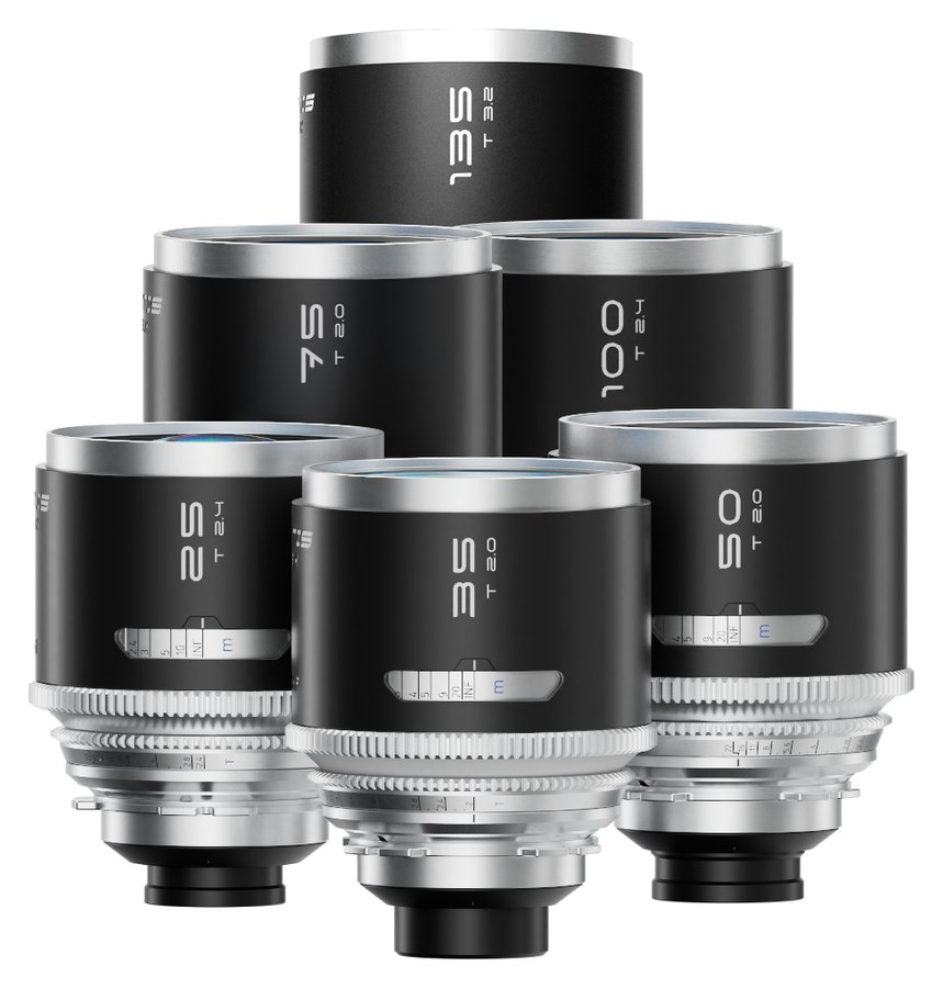 Blazar Mantis 1,33x FF sada 6 anamorfných objektívov 25/35/50/75/100/135 mm – Celý rad v jednej sade
