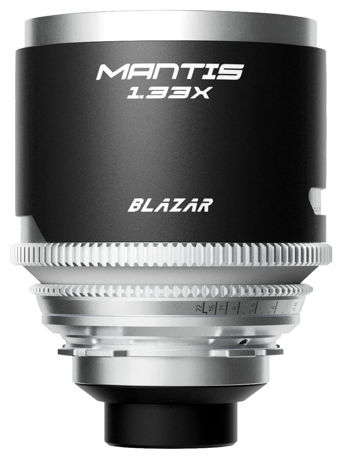 Blazar Mantis 35mm T2.0 1,33x anamorfný objektív FF (PL) – Jednotná mechanika radu