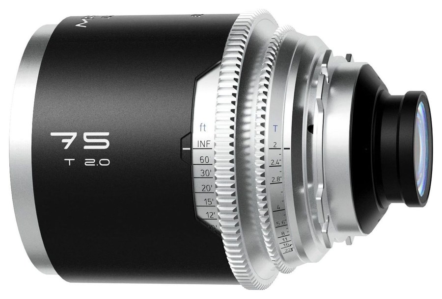 Blazar Mantis 75mm T2.0 1,33x anamorfný objektív FF (PL) – Iba 785 g