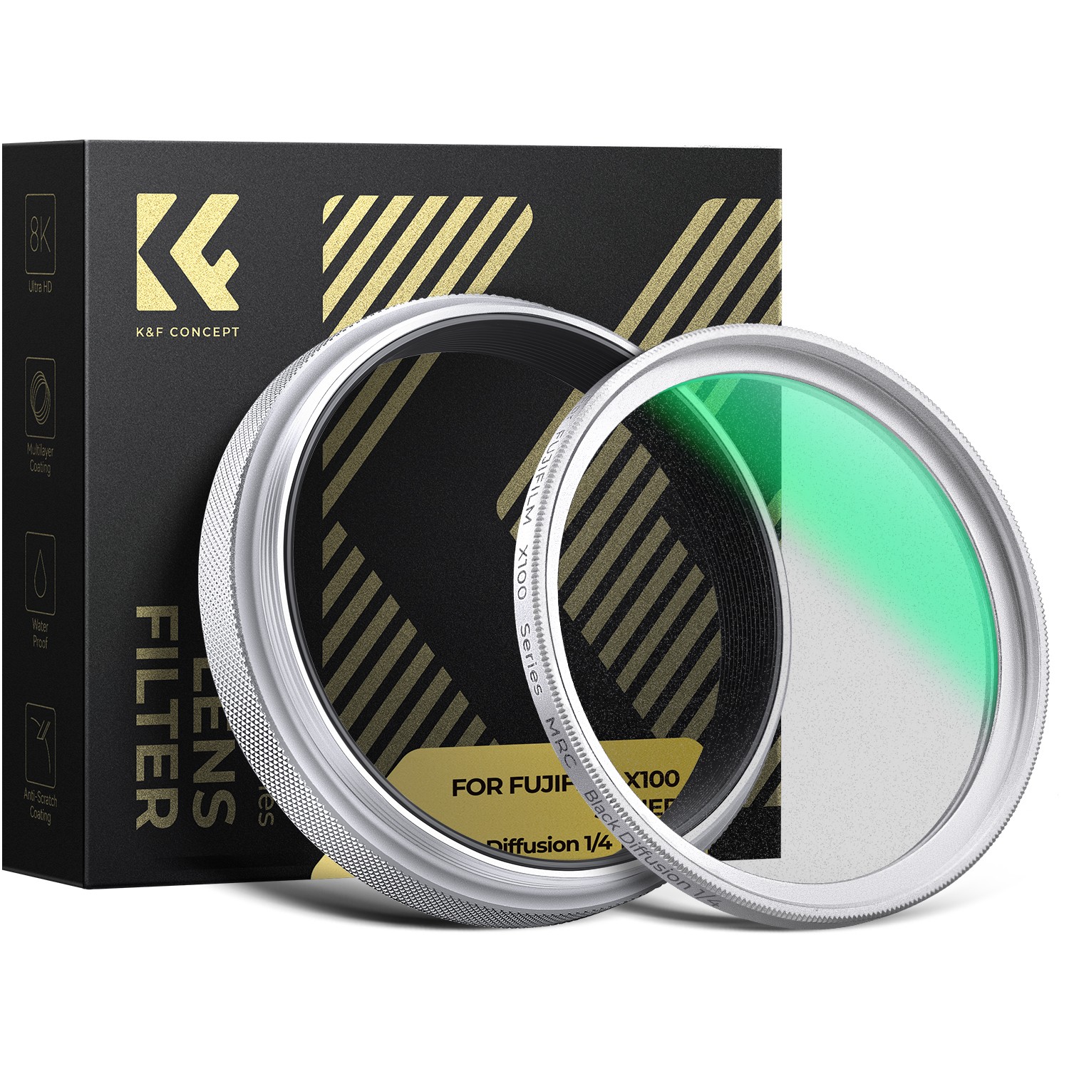 Filtr K&F Concept KF01.2704V1 Black Mist 1/4 se stříbrným adaptérem