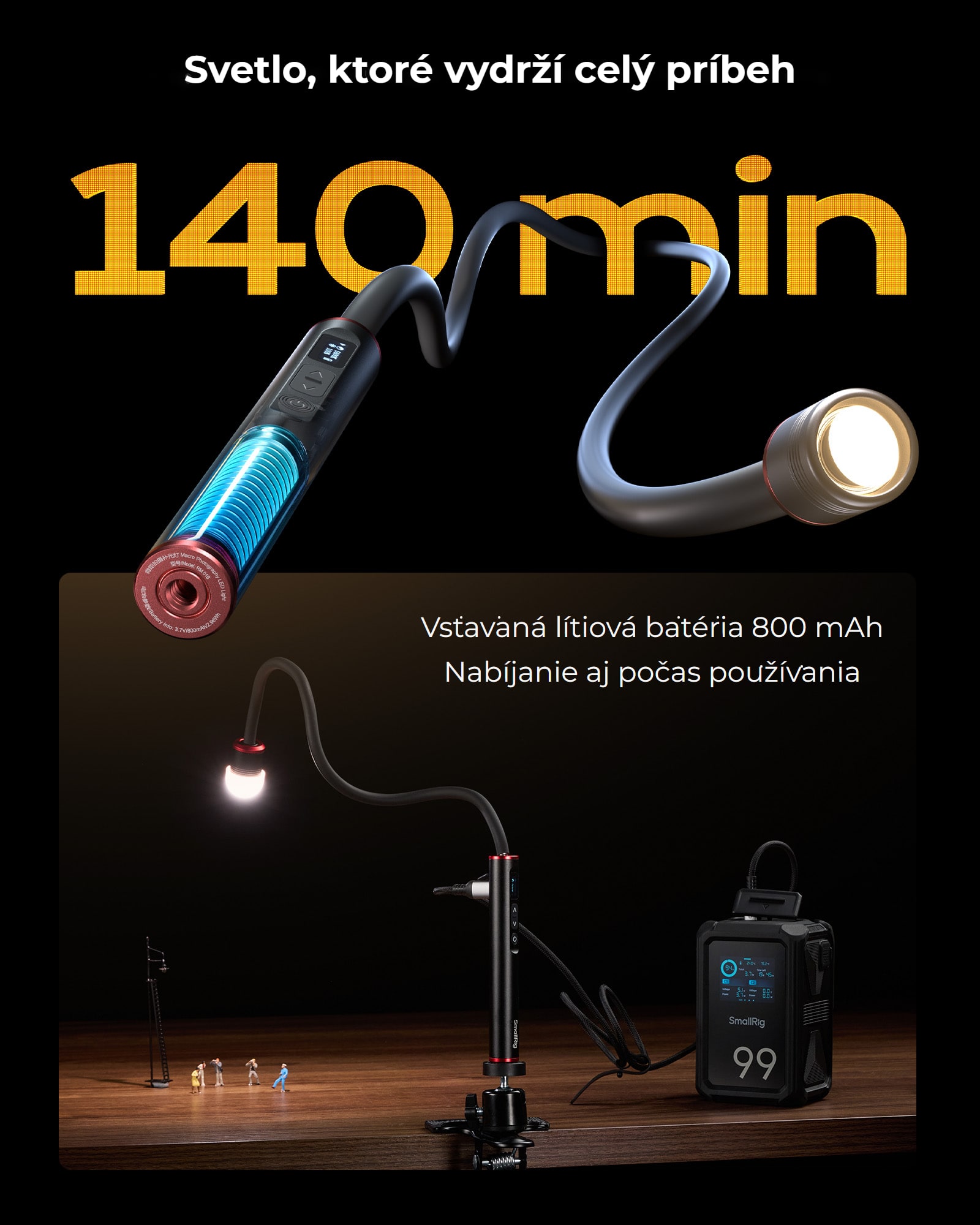 SmallRig RM 01B LED Macro Arm Light 6225 SK 10