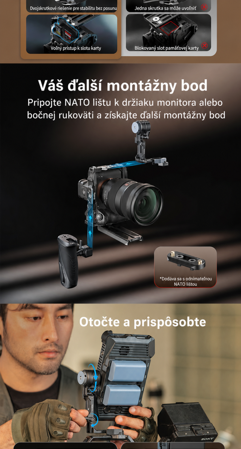 SmallRig Monitor Support 6314 – slovenská infografika 4