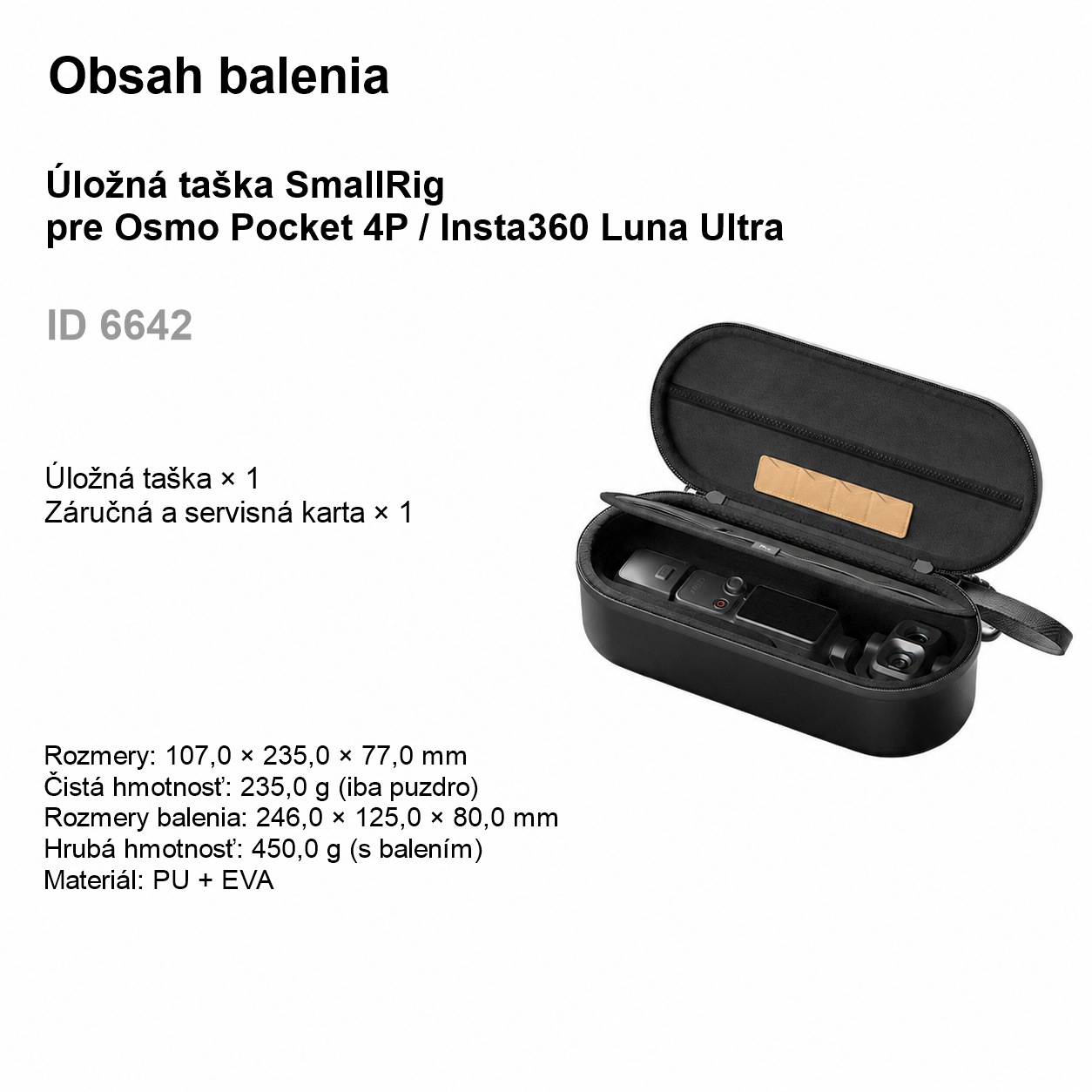 SmallRig Storage Bag 6642 SK 8