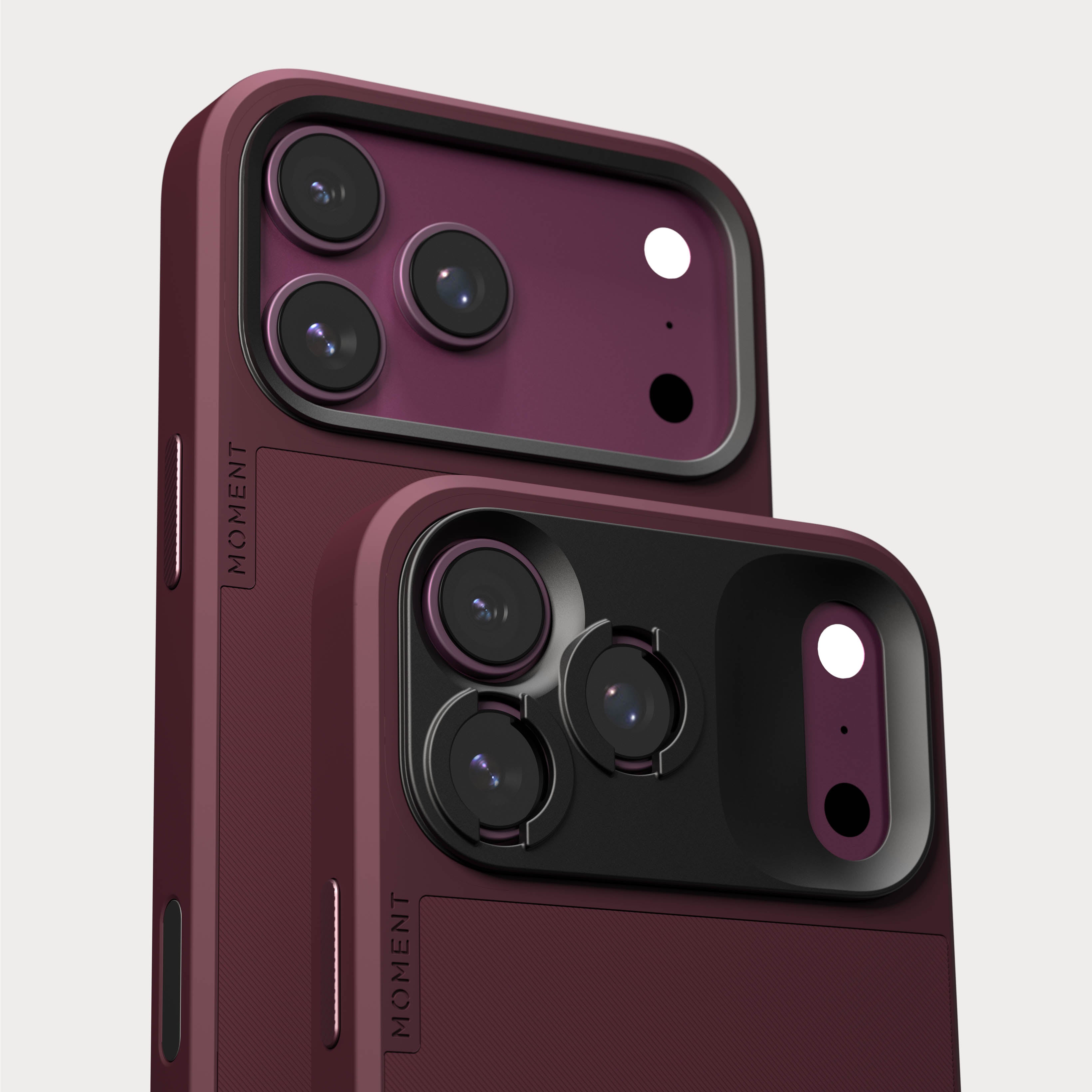 Vínový kryt Moment Camera Case pro iPhone 18 Pro Max