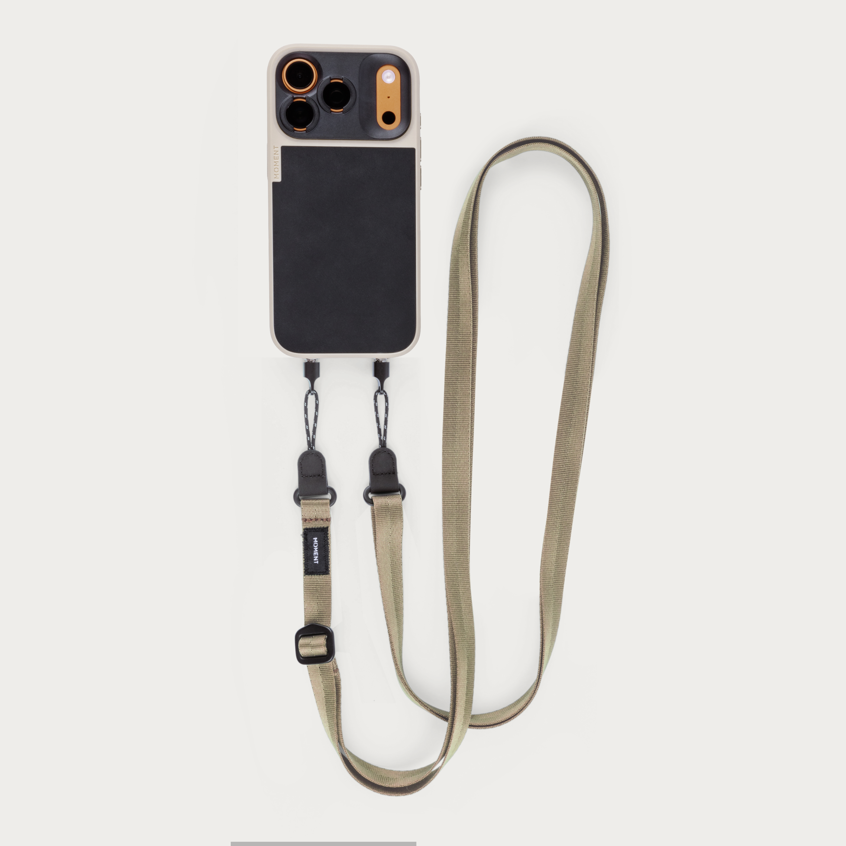Desert Moment Mobile Adjustable Crossbody Strap with compatible Moment Camera Case