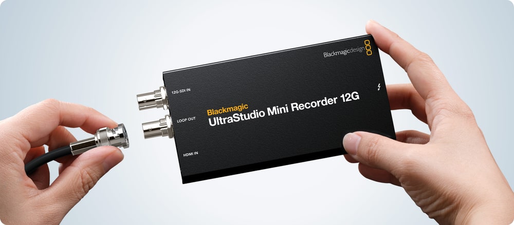 UltraStudio Mini Recorder 12G – Kompaktný záznam do každej zostavy