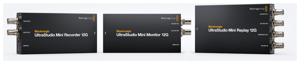 UltraStudio Mini Monitor 12G – Tri modely radu UltraStudio Mini 12G