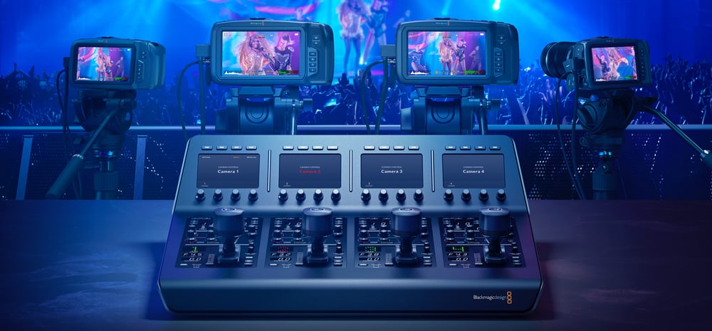 ATEM Camera Control Panel – Až štyri kamery z jedného panela