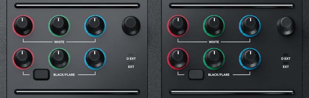 ATEM Camera Control Panel – Korekcie bielej a čiernej v RGB
